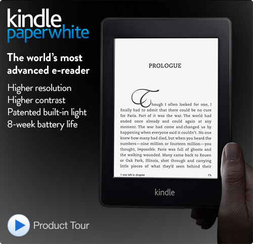 Kindle Paperwhite, 6" High Resolution Display with Next-Gen Built-in Light, Wi-Fi - Includes Special Offers
